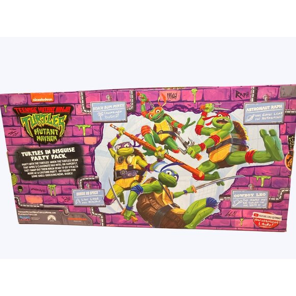 Teenage Mutant Ninja Turtles Mutant Mayhem Turtles In Disguise Party Pack - Picture 12 of 16